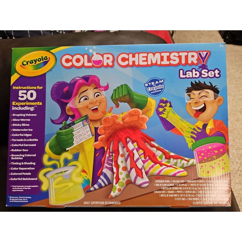Crayola Color Chemistry Lab Set Instructions For 50 Experiments NIOB